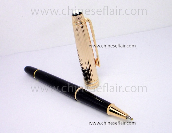 Wholesale Copy Montblanc Rollerball Pen Gold Cap
